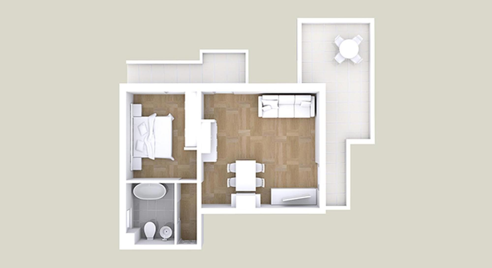Casa M Rabac Daire Oda fotoğraf